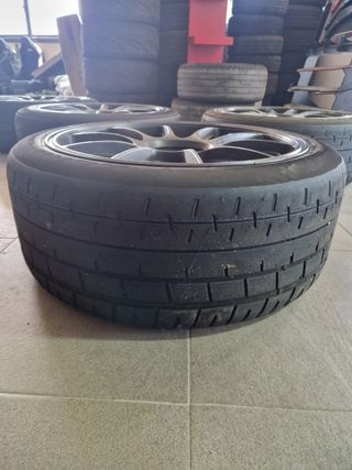 Racing Division 18x8.5 5x100 + pirelli tropheo r