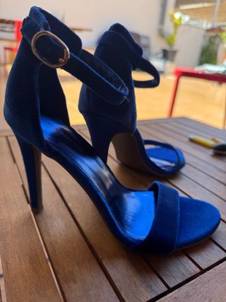 Zapatos tacón azul - Elegantes