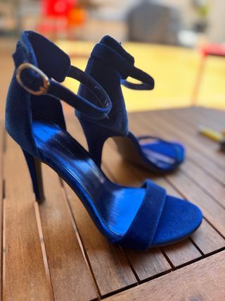 Zapatos tacón azul - Elegantes