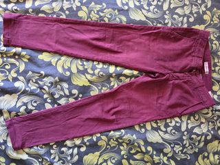 Pantaloni color bordò