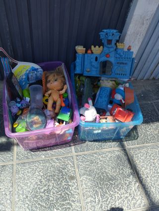 Lote de juguetes usados
