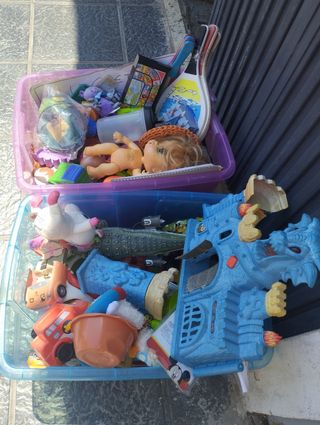 Lote de juguetes usados