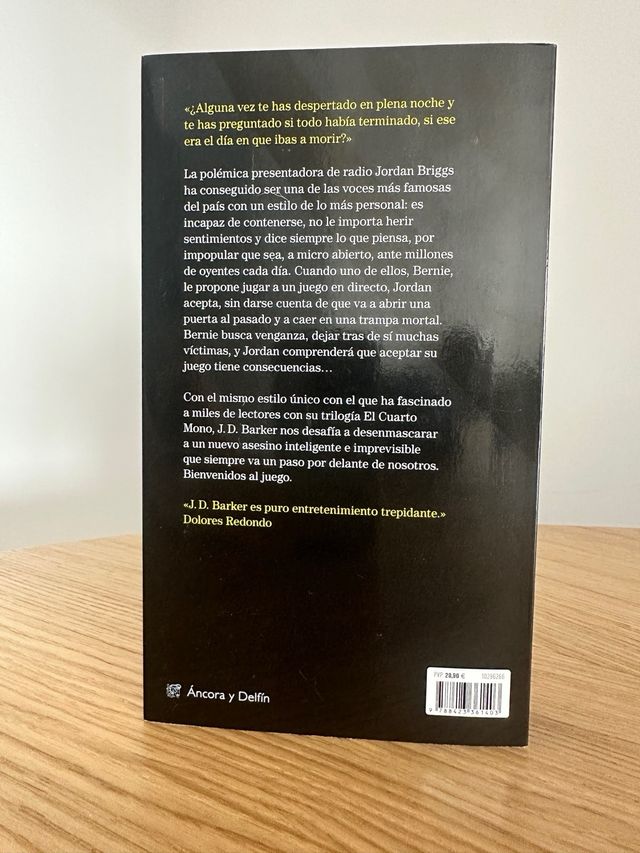 El último juego - J.D. Barker