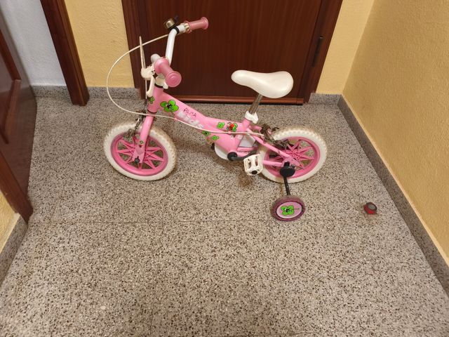 Bicicleta niña 12" rosa