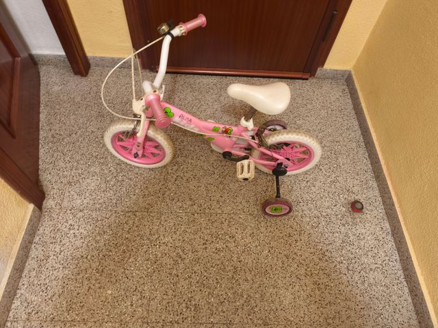 Bicicleta niña 12" rosa