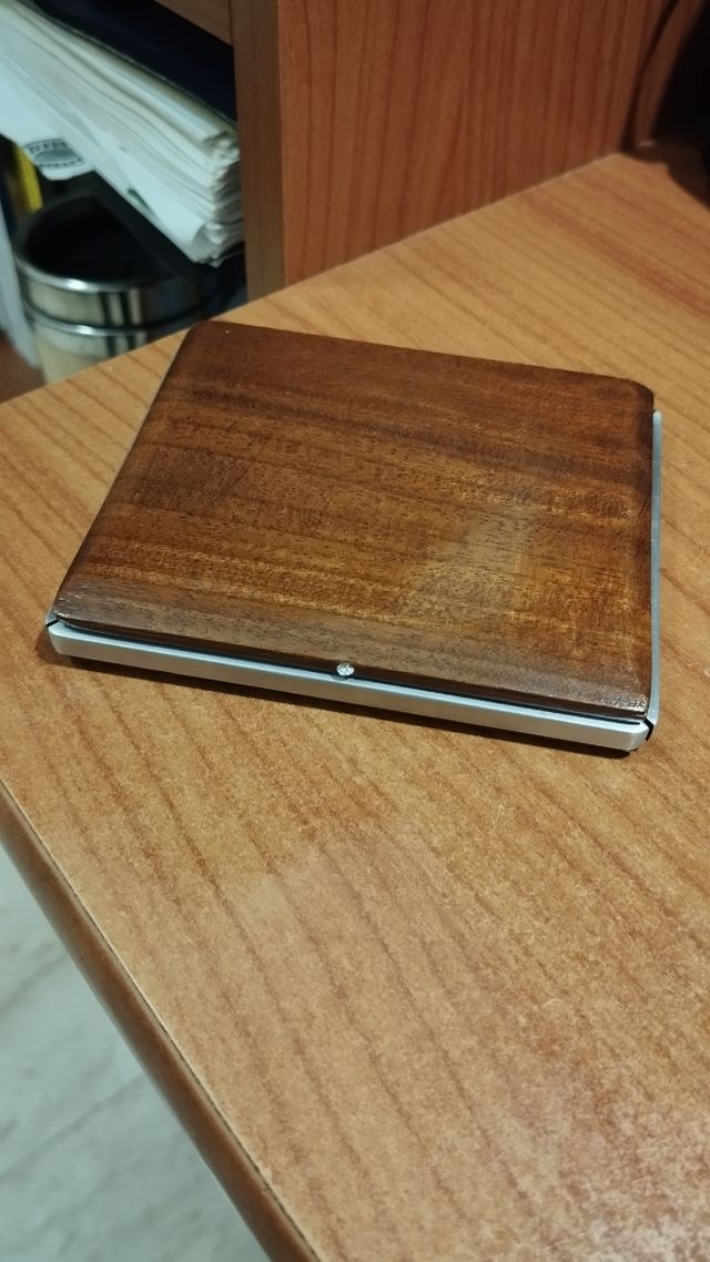Porta sigarette legno artigianale