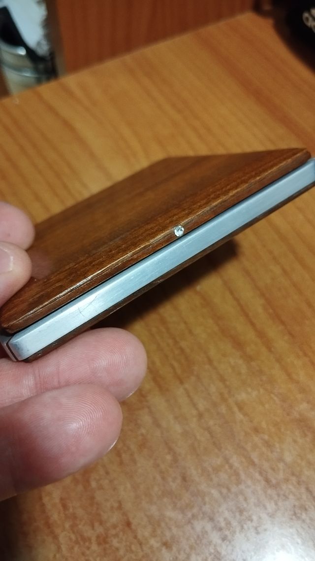 Porta sigarette legno artigianale