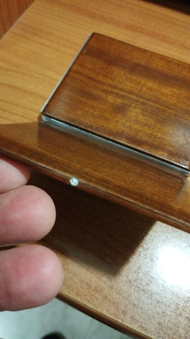 Porta sigarette legno artigianale