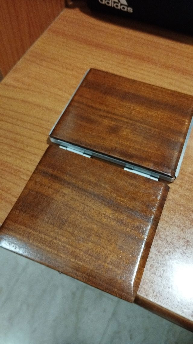 Porta sigarette legno artigianale