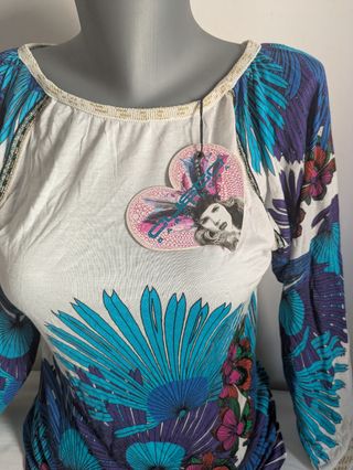Top Custo Barcelona estampado S-M