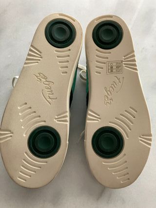 Zapatos Fuego baile Verde-Verde azulado