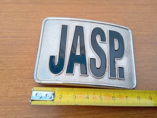 Chapa cinturón JASP vintage