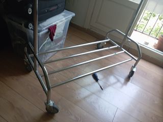 Perchero acero inoxidable professional ropa