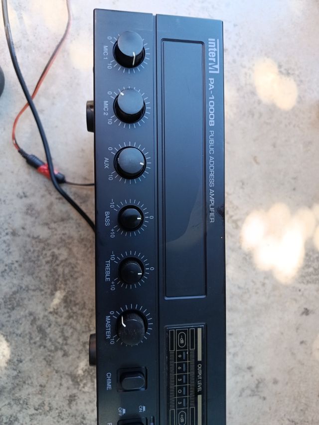Amplificador InterM Modelo PA-1000B sonido