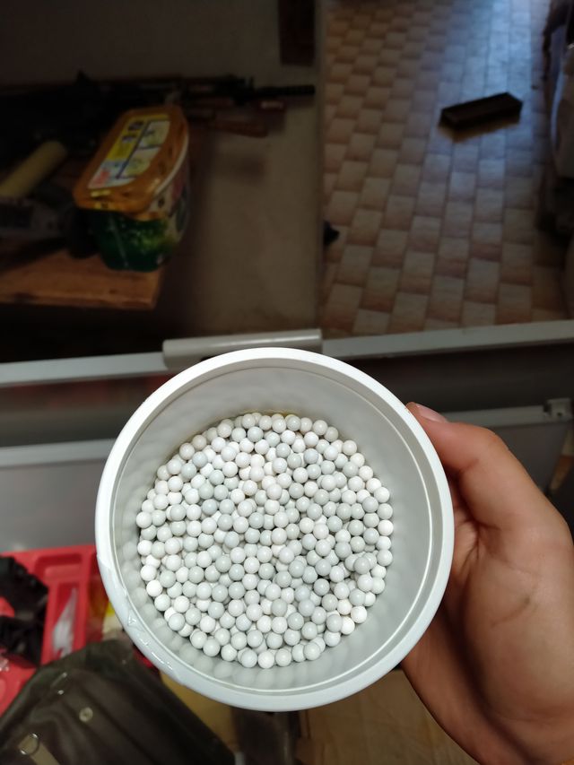 Pallini Softair - 100pz bianchi