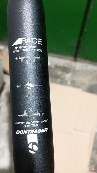 Manillar Bontrager ciclismo 420mm