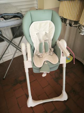 Trona bebé - Plegable, verde menta
