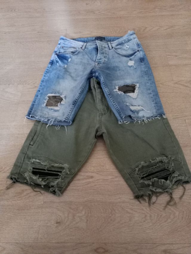2 Shorts Rotos Talla M