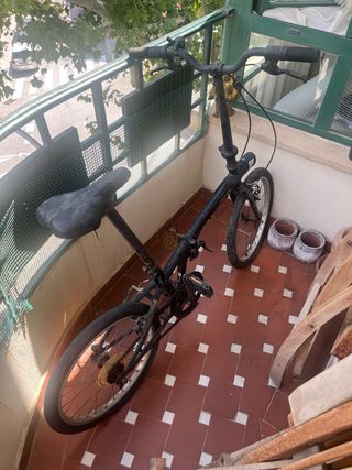 Bicicleta plegable BTWIN 20" 1V