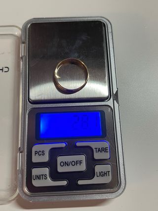 Anillo Alianza Oro 18k - 2,81gr