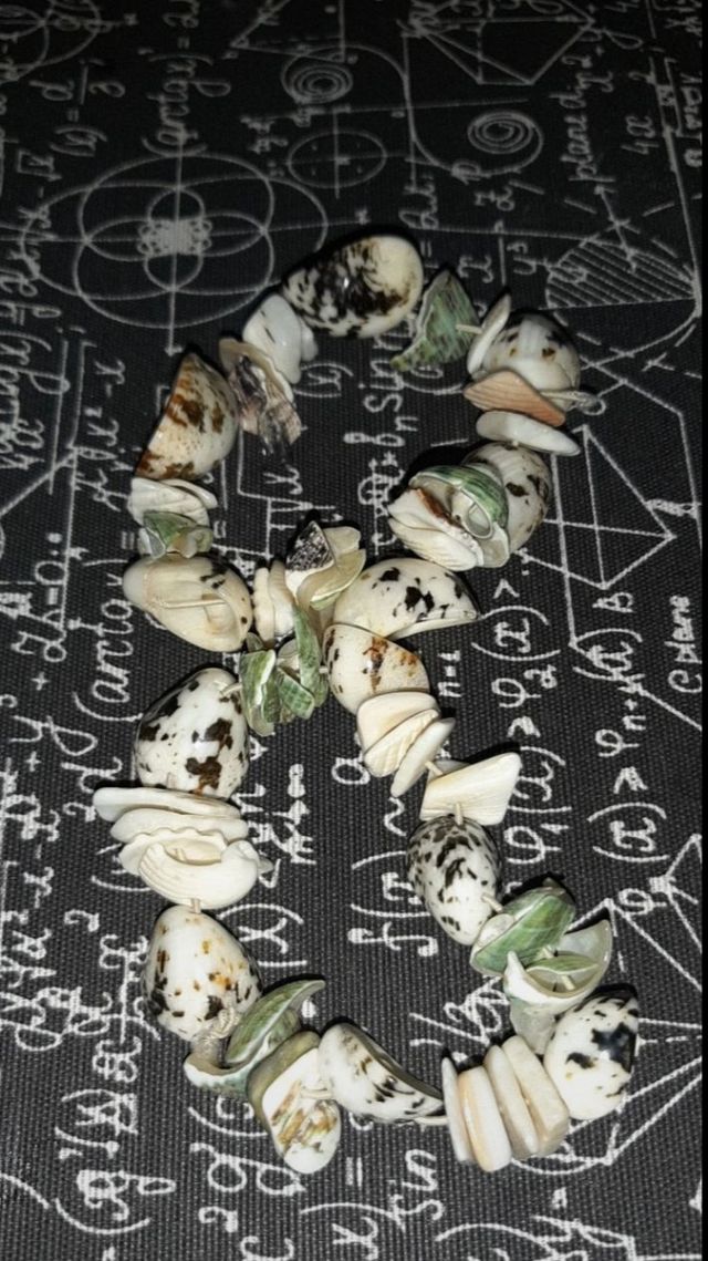 Pulseras conchas - artesanales