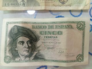 Billetes antiguos España & Bélgica