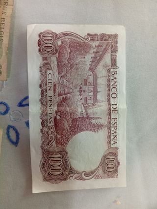 Billetes antiguos España & Bélgica