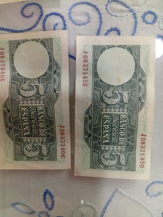 Billetes antiguos España & Bélgica