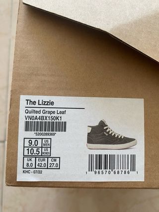 Vans Lizzie Quilted - Verde Oliva - 9 US