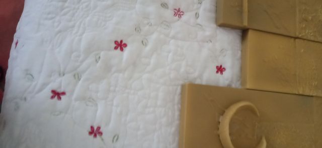 Tríptico decorativo resina - dorado