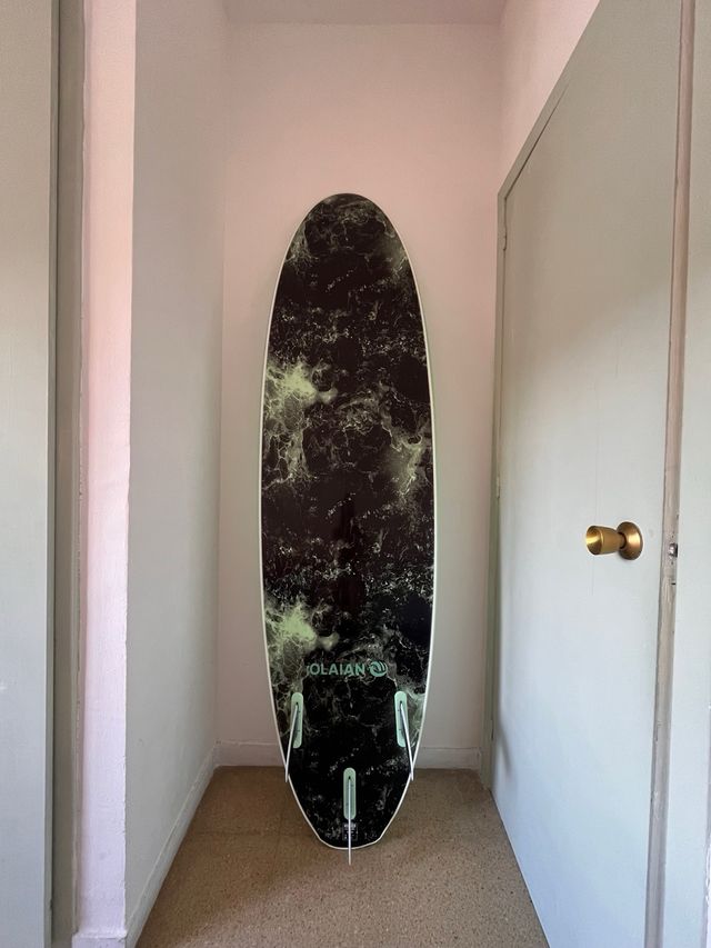 Tabla surf Olaian 7' - Verde menta
