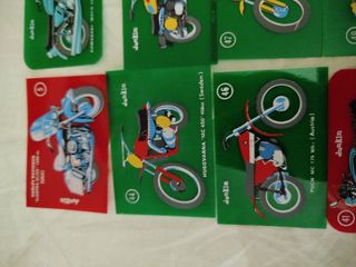 Lote cromos motos Dunkin