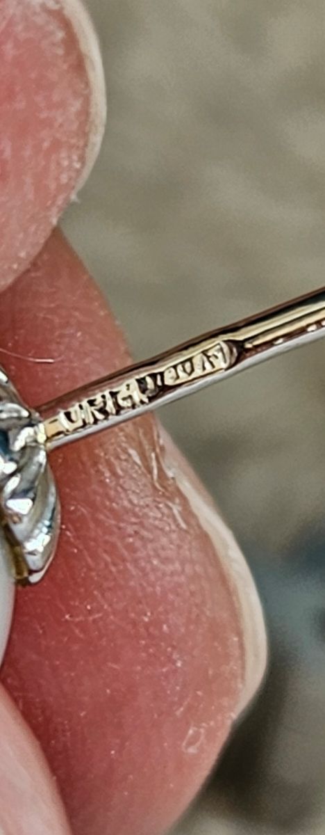 Pendientes perlas oro blanco 18k