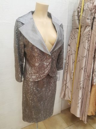 Traje Fiesta Talla 40 - Alta Costura
