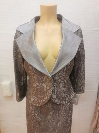 Traje Fiesta Talla 40 - Alta Costura