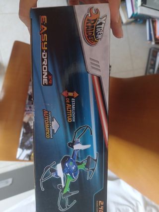 Dron mini azul y verde