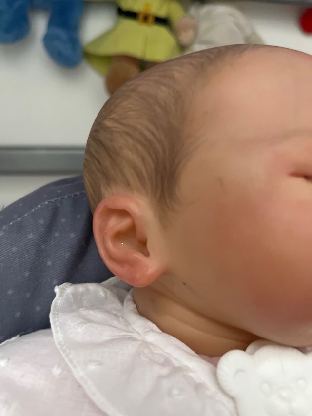 Bebé Reborn pintada a mano