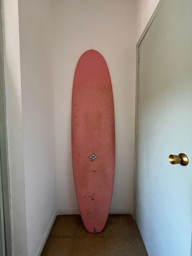 Tabla surf HAV rosa - 6'10 (con quillas)