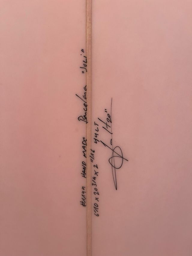 Tabla surf HAV rosa - 6'10 (con quillas)