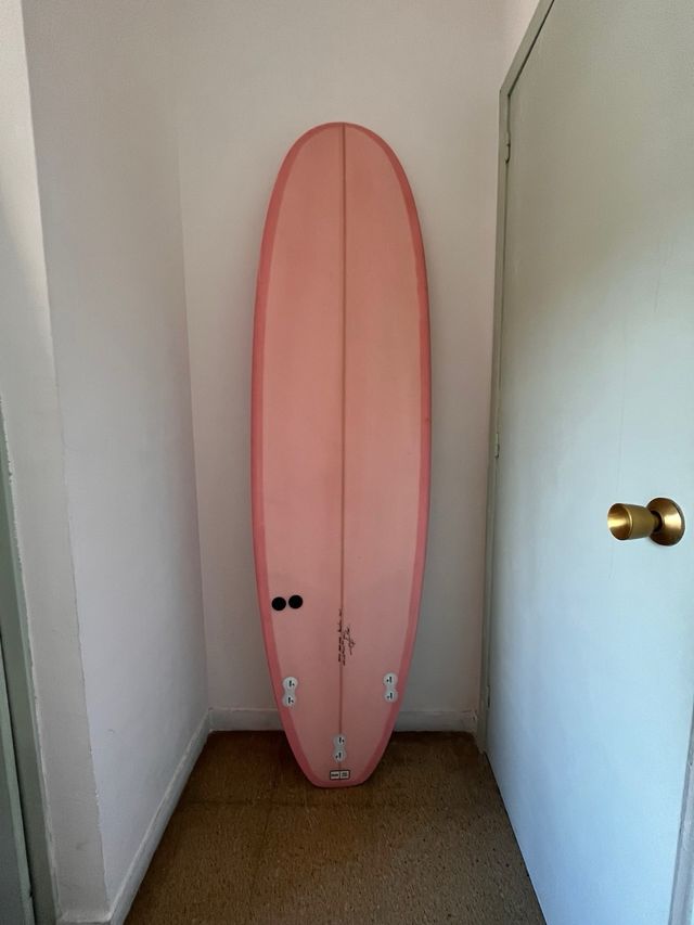 Tabla surf HAV rosa - 6'10 (con quillas)