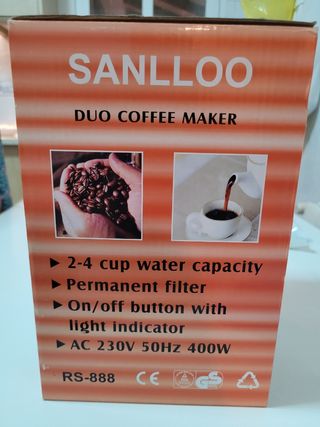 Cafetera Sanlloo Duo - 2-4 tazas