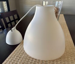 Lámpara colgante blanca