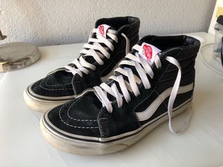 Vans Old Skool-Hi negras, talla 39