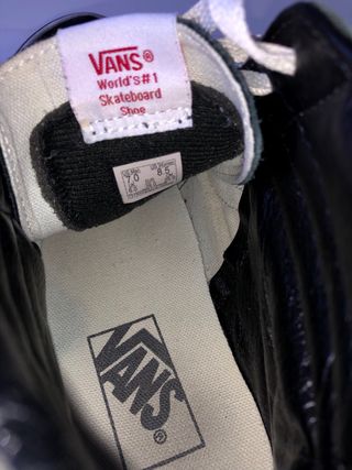 Vans Old Skool-Hi negras, talla 39