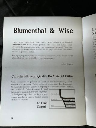Pentola Blumenthal & Wise