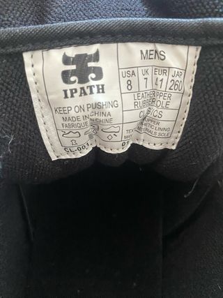 Zapatillas skate Ipath Grasshopper - Negras - 8 US