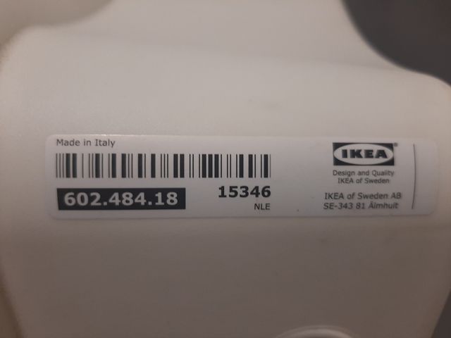 Escalón infantil Ikea FÖRSIKTIG blanco/verde