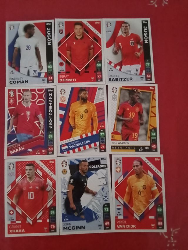 Cartas Euro 2024 Topps