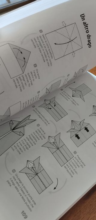 Nuovo libro origami +biglietto auguri fioriorigami