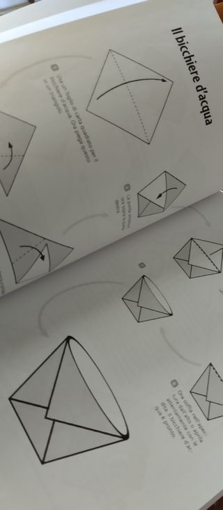 Nuovo libro origami +biglietto auguri fioriorigami